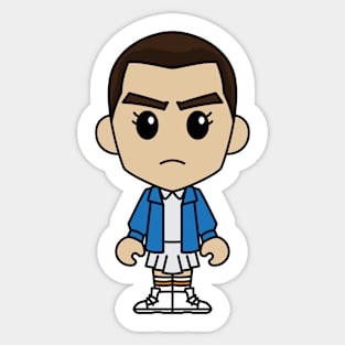 Chibi Eleven Stranger Things Sticker